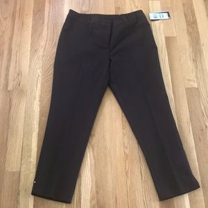 NWT Macy’s Style and Co Mid Rise Ankle Brown Pant